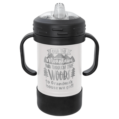 Custom Sippy Cup - Laser Engraved Insulated 10oz - Smalltown Connetchin