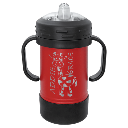 Custom Sippy Cup - Laser Engraved Insulated 10oz - Smalltown Connetchin