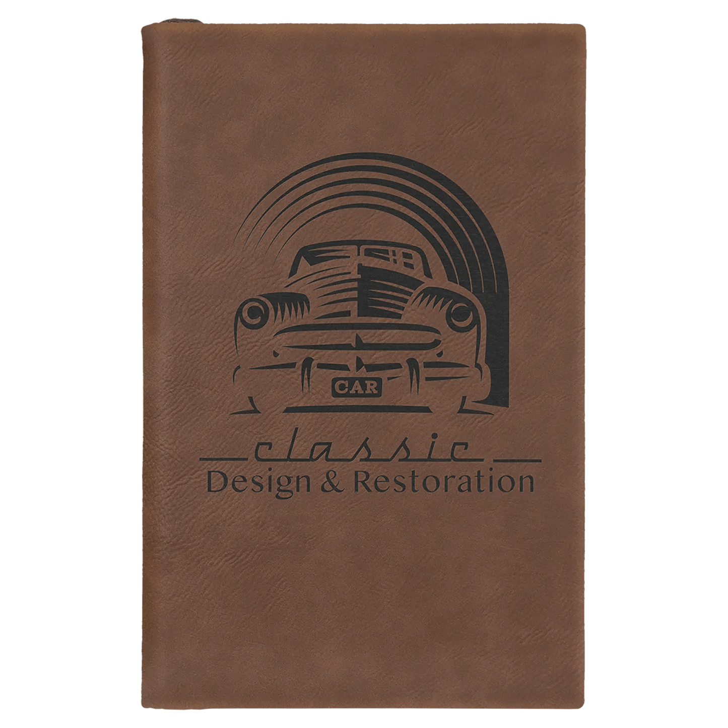 Custom Sketch Book - Laser Etched Leatherette - Smalltown Connetchin