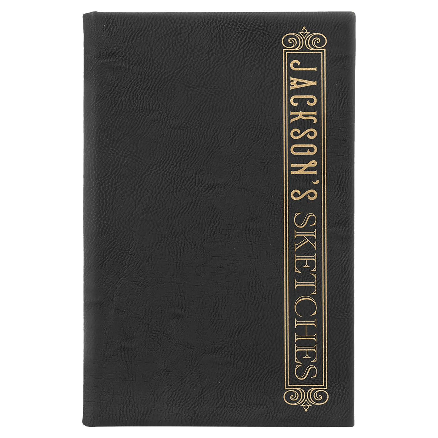 Custom Sketch Book - Laser Etched Leatherette - Smalltown Connetchin