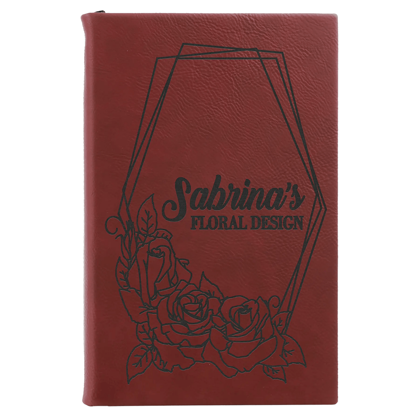 Custom Sketch Book - Laser Etched Leatherette - Smalltown Connetchin