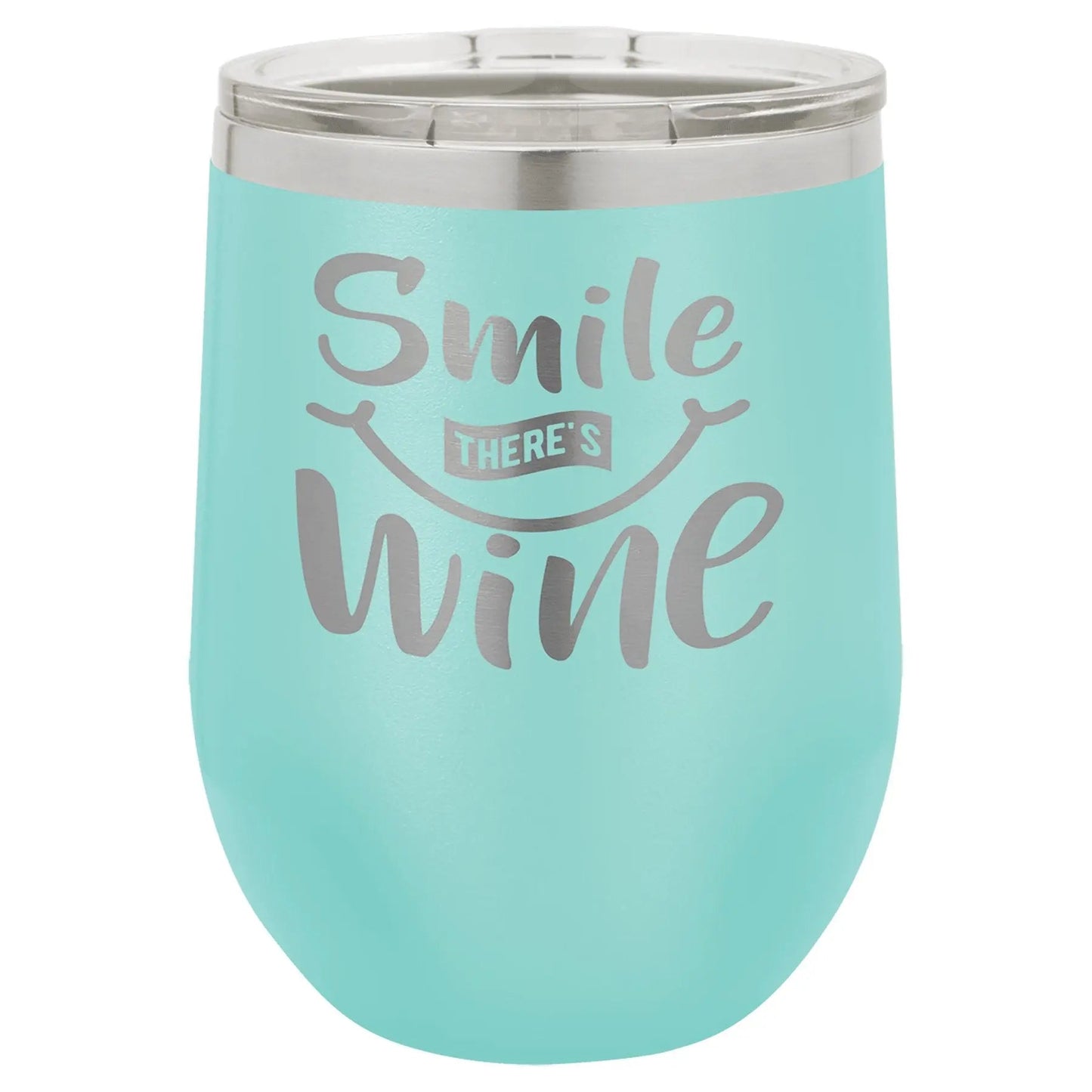 Custom Tumbler - 12 oz. Wine Stemless with Lid - Vacuum Insulated - Customized - Smalltown Connetchin