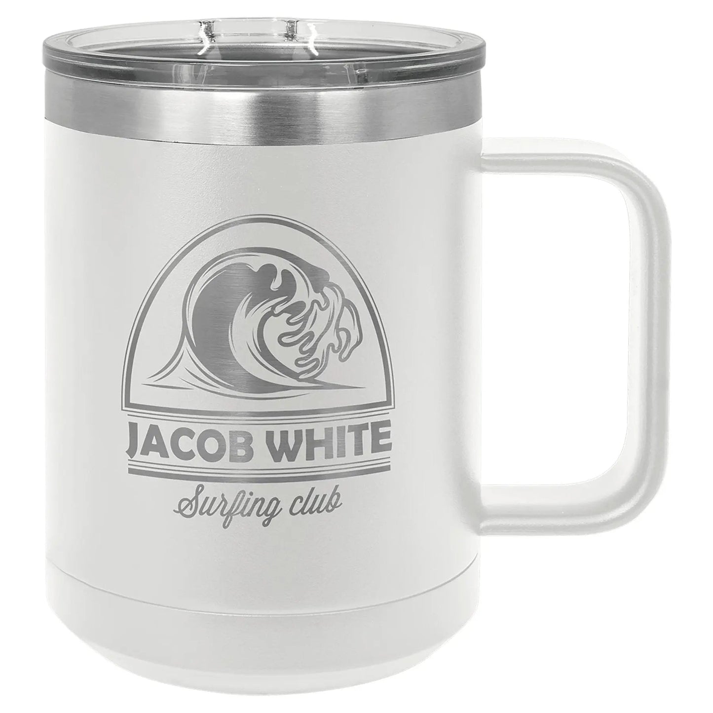 Custom Tumbler 15 oz. Mug with Handle - Customized - Smalltown Connetchin