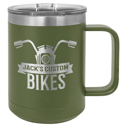 Custom Tumbler 15 oz. Mug with Handle - Customized - Smalltown Connetchin