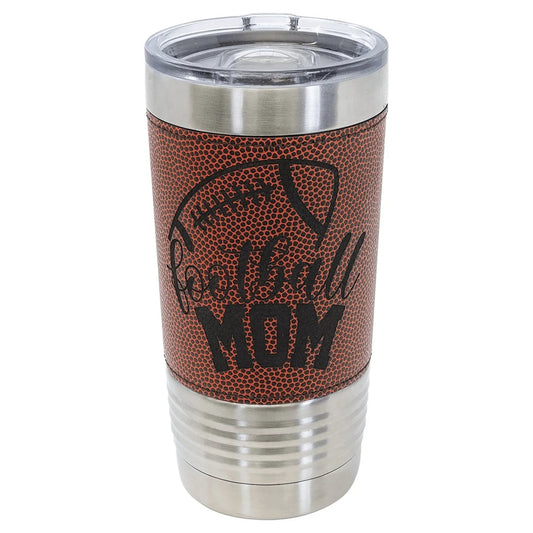 Custom Tumbler - 20 oz. Football Style with Slider Lid - Smalltown Connetchin