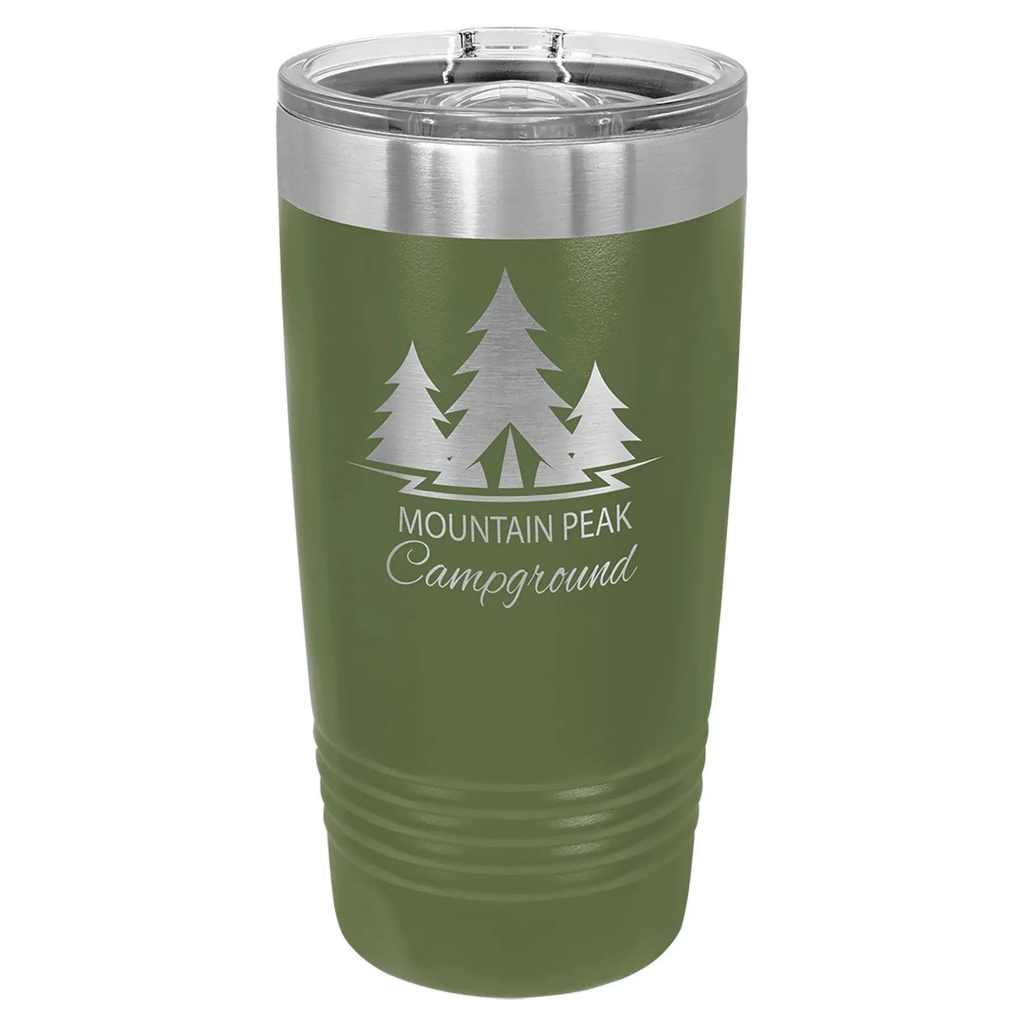 Custom Tumbler - 20 oz. Insulated Ringneck with Slider Lid - Smalltown Connetchin