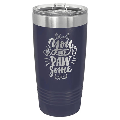 Custom Tumbler - 20 oz. Insulated Ringneck with Slider Lid - Smalltown Connetchin