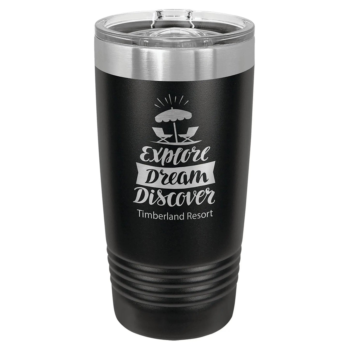 Custom Tumbler - 20 oz. Insulated Ringneck with Slider Lid - Smalltown Connetchin