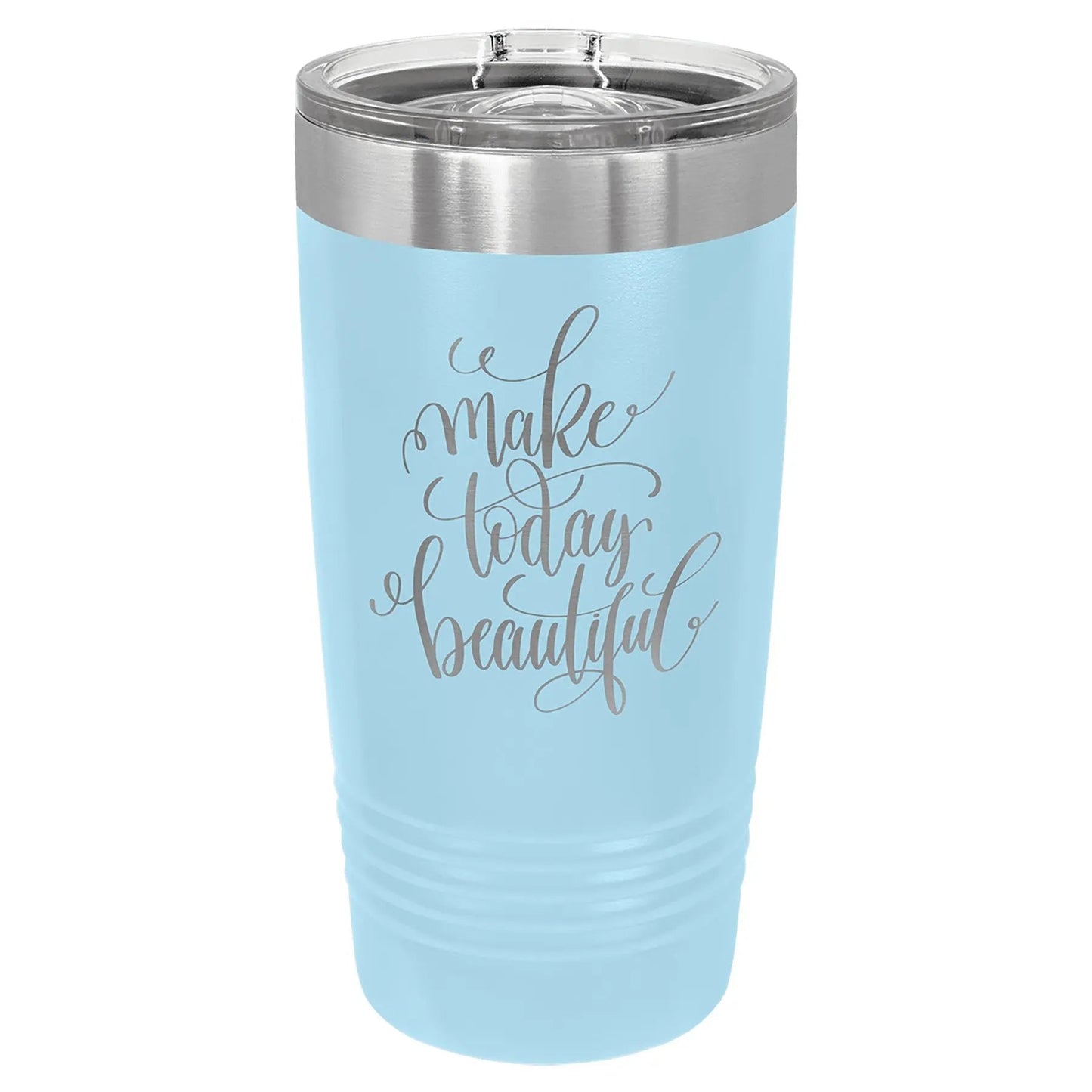Custom Tumbler - 20 oz. Insulated Ringneck with Slider Lid - Smalltown Connetchin