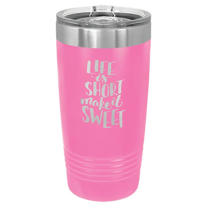 Custom Tumbler - 20 oz. Insulated Ringneck with Slider Lid - Smalltown Connetchin