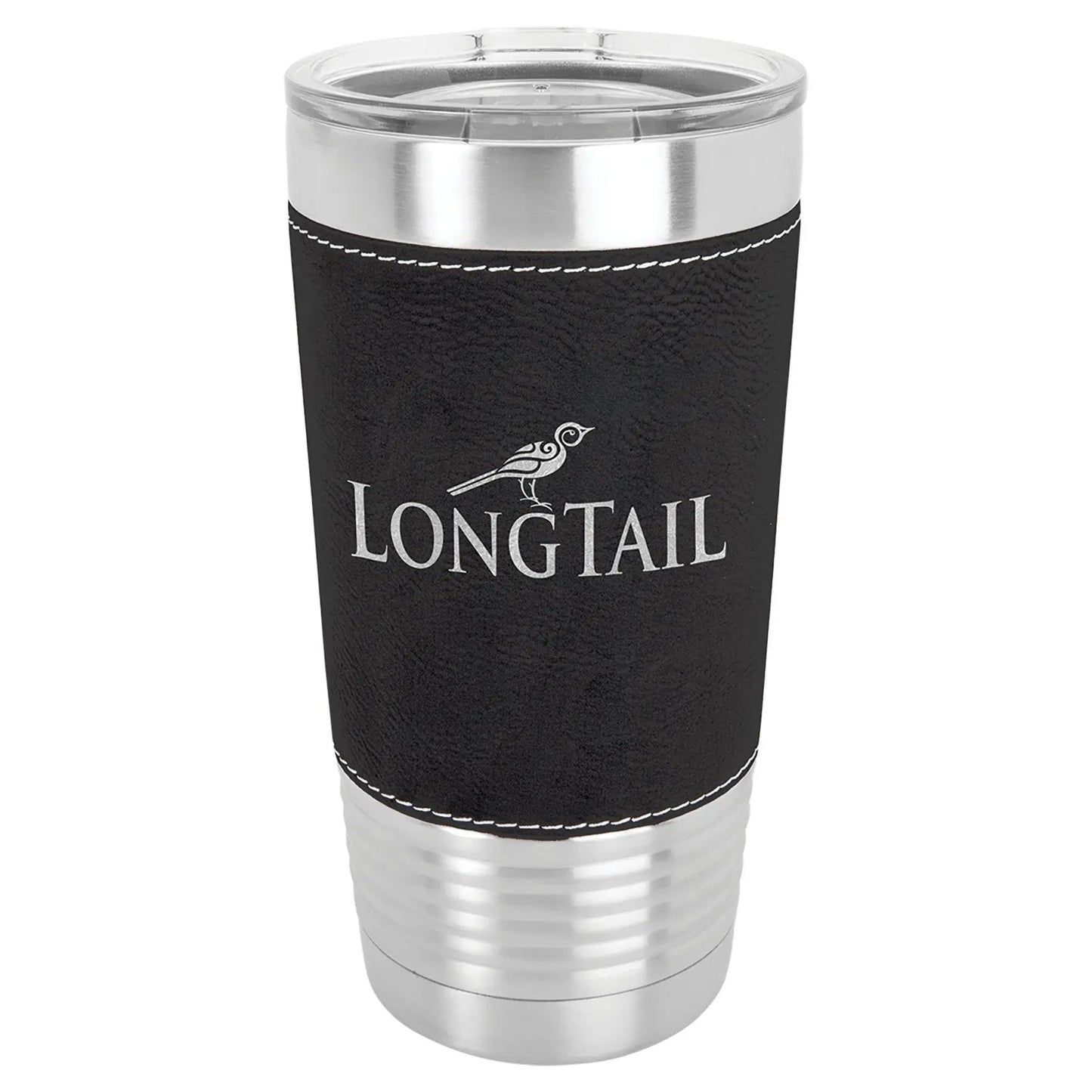 Custom Tumbler - 20 oz. Leatherette Wrapped Mug - Smalltown Connetchin