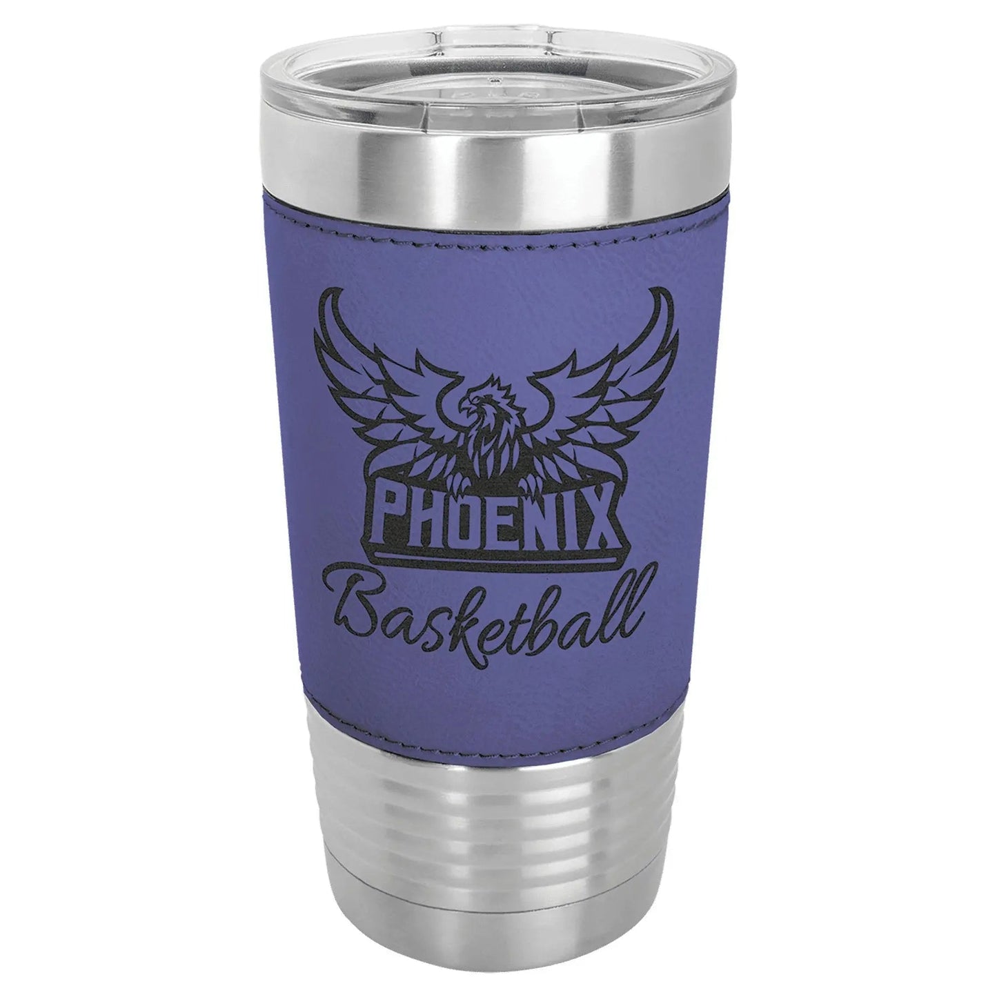 Custom Tumbler - 20 oz. Leatherette Wrapped Mug - Smalltown Connetchin