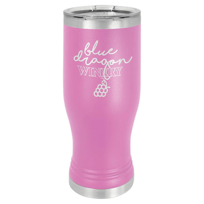 Custom Tumbler - 20 oz. Pilsner with Clear Lid - Smalltown Connetchin