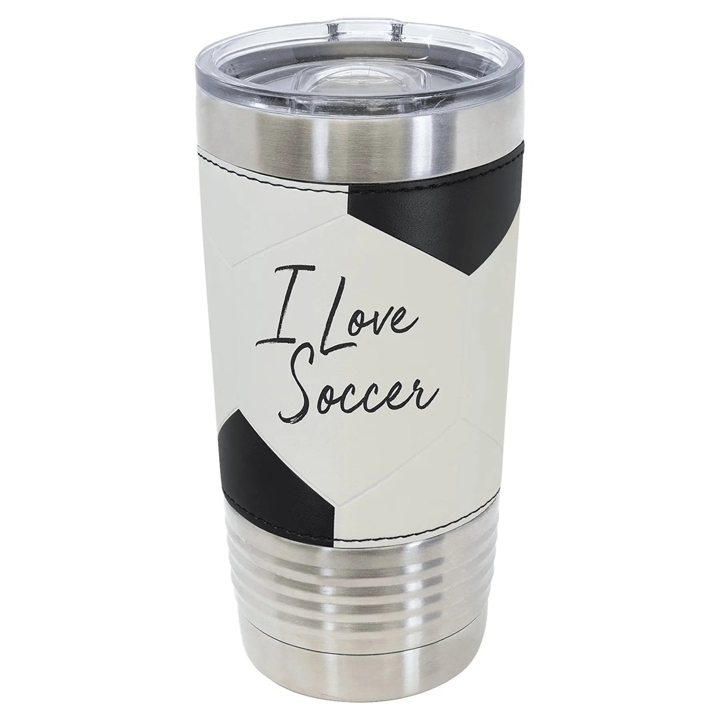 Custom Tumbler - 20 oz. Soccer Style with Slider Lid - Smalltown Connetchin