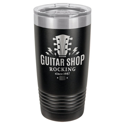 Custom Tumbler - 20 oz. Vacuum Insulated Ringneck with Clear Lid - Smalltown Connetchin