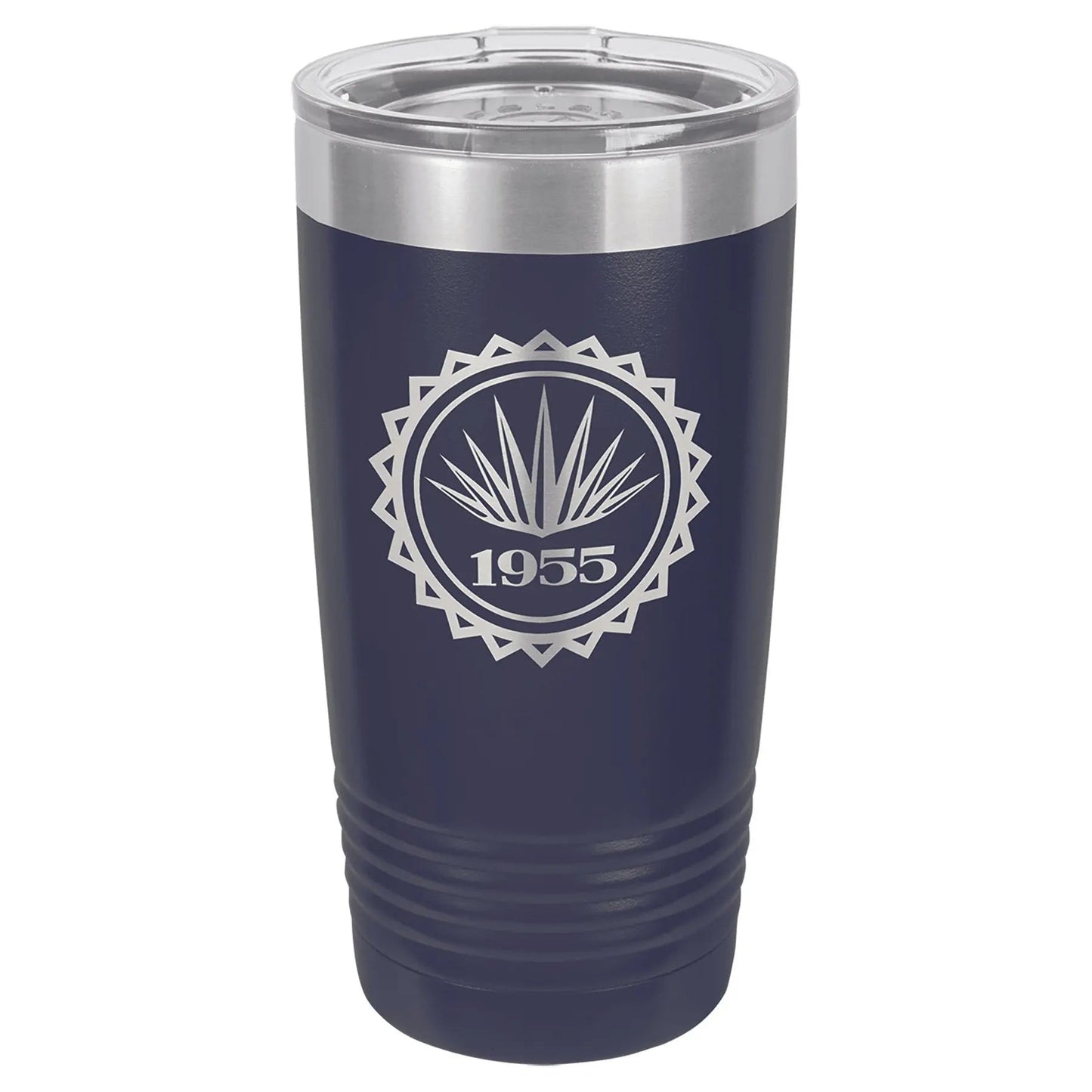 Custom Tumbler - 20 oz. Vacuum Insulated Ringneck with Clear Lid - Smalltown Connetchin