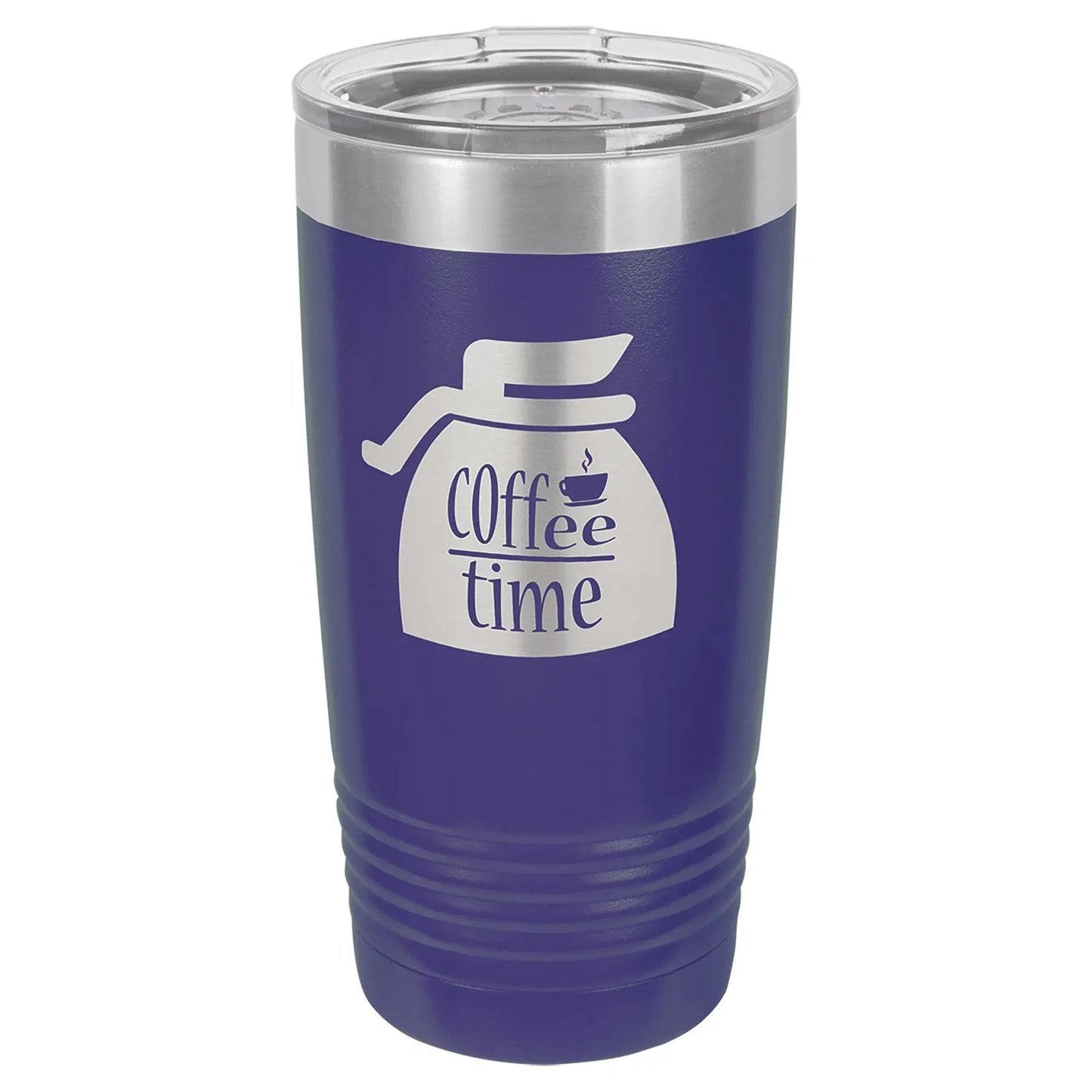 Custom Tumbler - 20 oz. Vacuum Insulated Ringneck with Clear Lid - Smalltown Connetchin