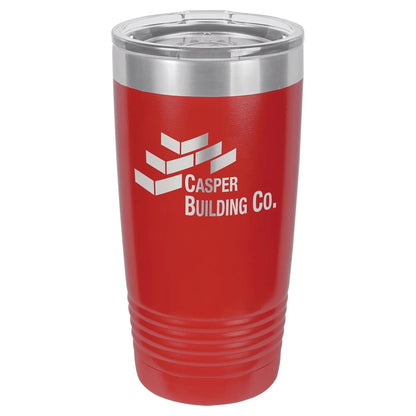 Custom Tumbler - 20 oz. Vacuum Insulated Ringneck with Clear Lid - Smalltown Connetchin