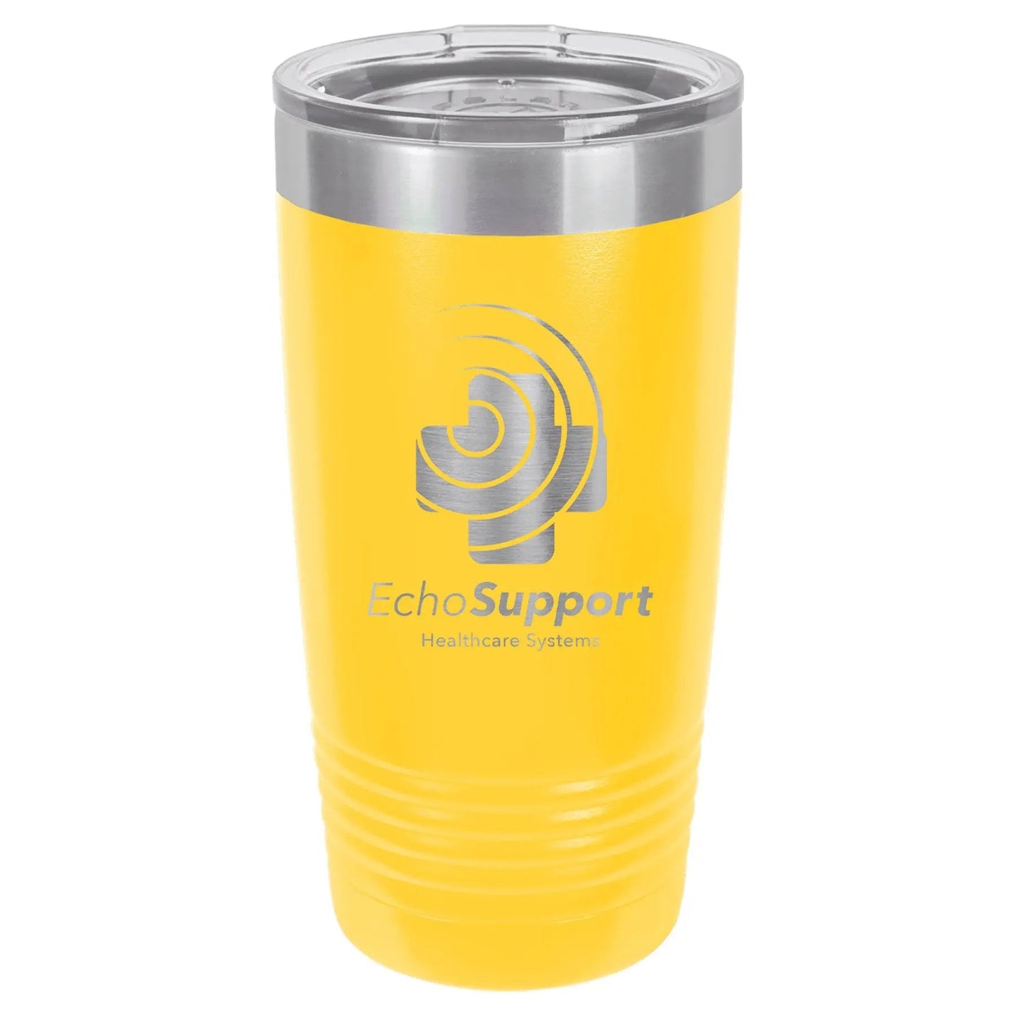 Custom Tumbler - 20 oz. Vacuum Insulated Ringneck with Clear Lid - Smalltown Connetchin