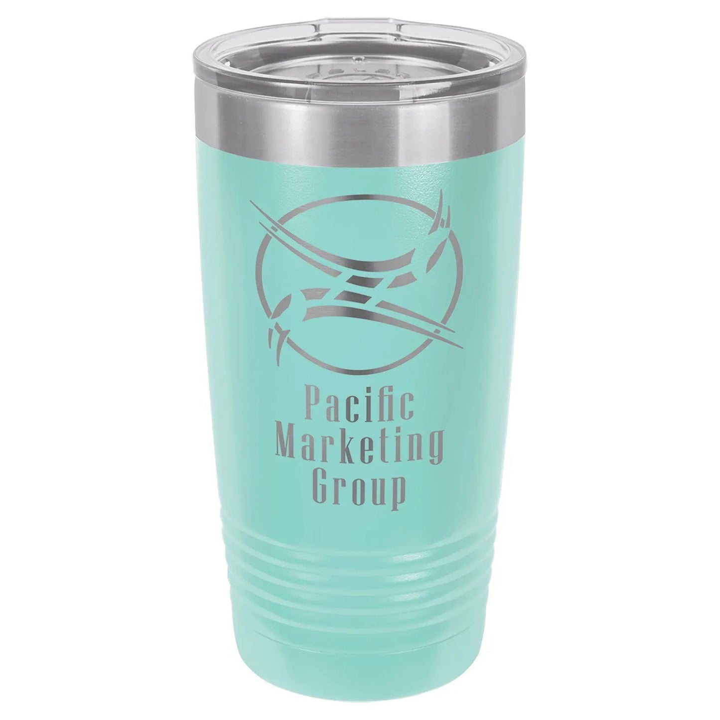 Custom Tumbler - 20 oz. Vacuum Insulated Ringneck with Clear Lid - Smalltown Connetchin