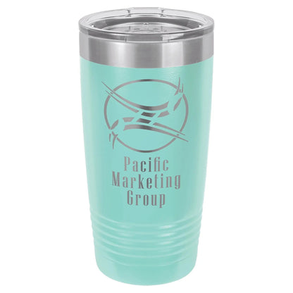 Custom Tumbler - 20 oz. Vacuum Insulated Ringneck with Clear Lid - Smalltown Connetchin