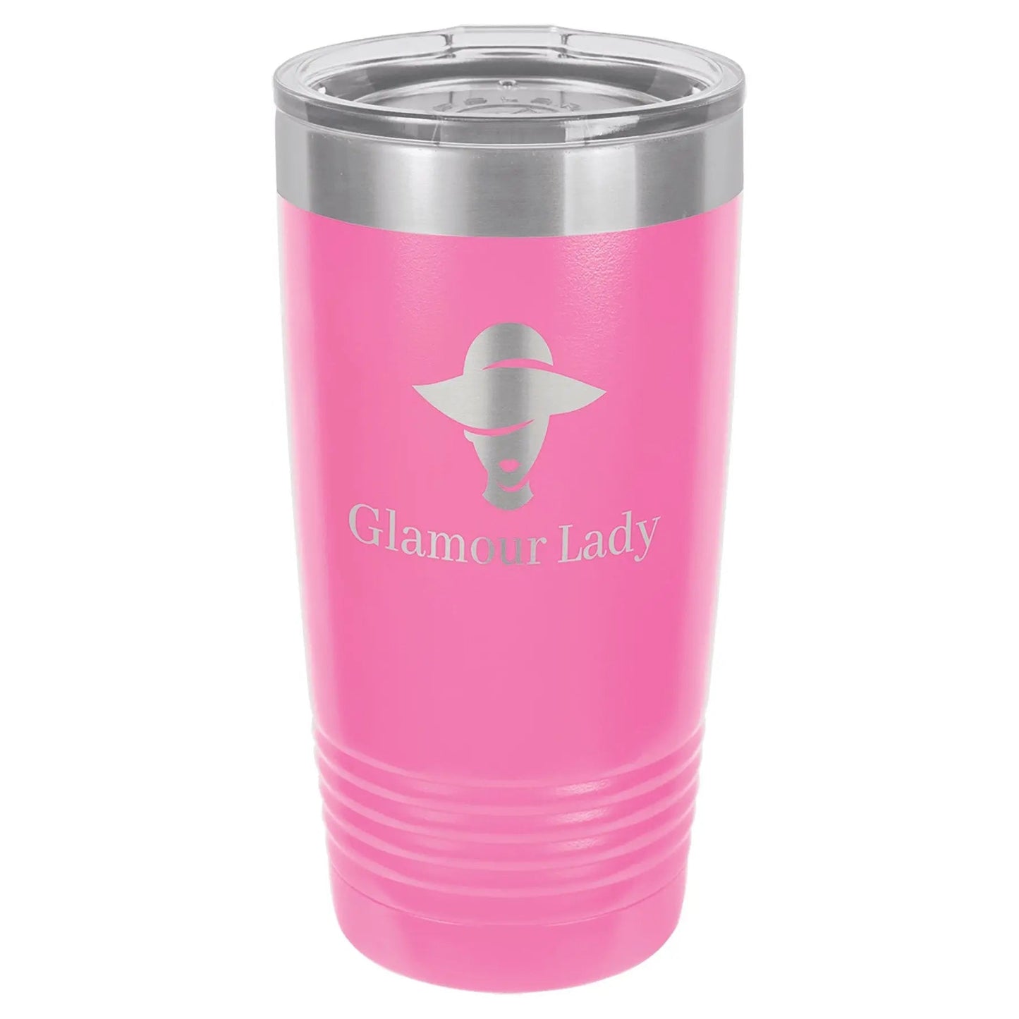 Custom Tumbler - 20 oz. Vacuum Insulated Ringneck with Clear Lid - Smalltown Connetchin