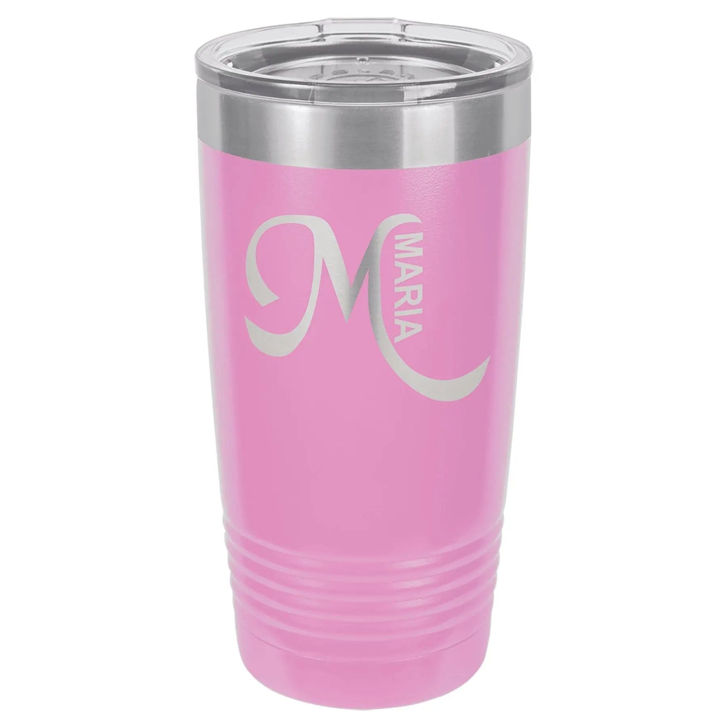 Custom Tumbler - 20 oz. Vacuum Insulated Ringneck with Clear Lid - Smalltown Connetchin