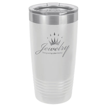 Custom Tumbler - 20 oz. Vacuum Insulated Ringneck with Clear Lid - Smalltown Connetchin