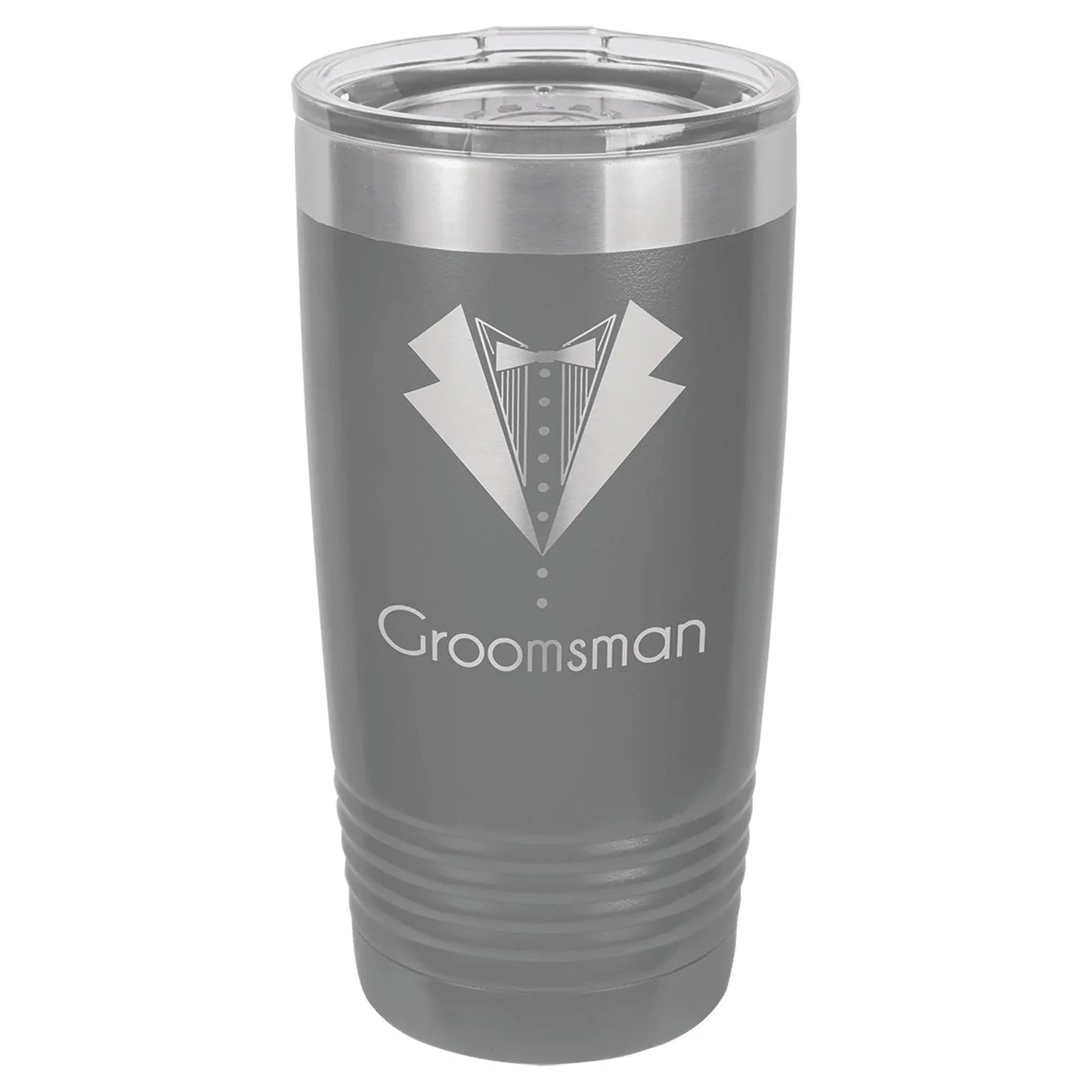 Custom Tumbler - 20 oz. Vacuum Insulated Ringneck with Clear Lid - Smalltown Connetchin