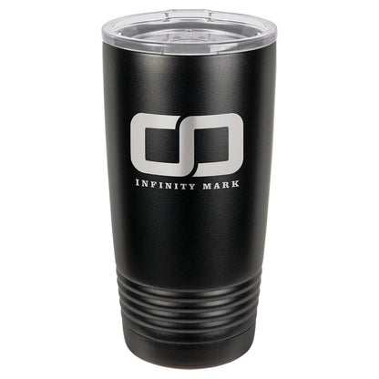 Custom Tumbler - 20 oz. Vacuum Insulated Ringneck with Clear Lid - Smalltown Connetchin