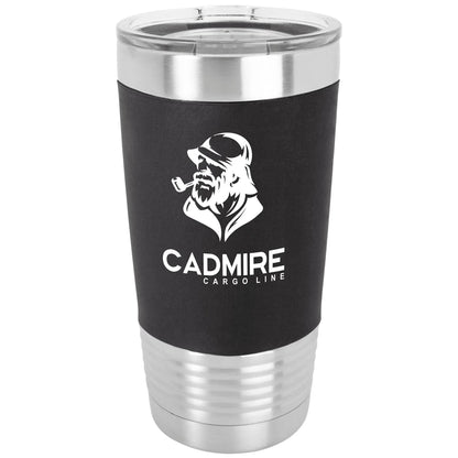 Custom Tumbler - 20oz with Silicone Grip and Clear Lid - Smalltown Connetchin