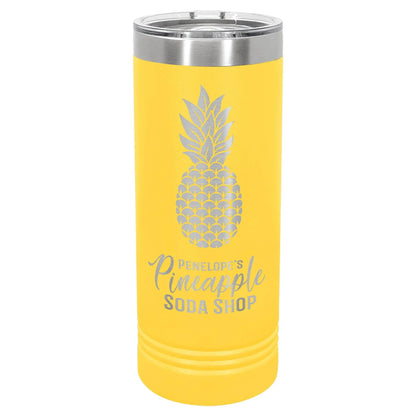 Custom Tumbler - 22 oz. Skinny Vaccuum Insulated - Smalltown Connetchin