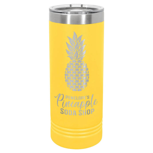 Custom Tumbler - 22 oz. Skinny Vaccuum Insulated - Smalltown Connetchin