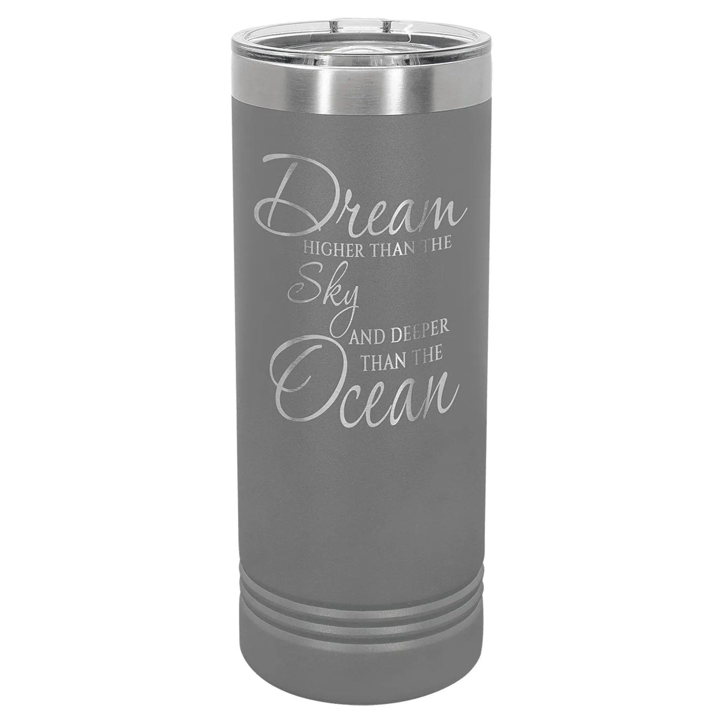 Custom Tumbler - 22 oz. Skinny Vaccuum Insulated - Smalltown Connetchin