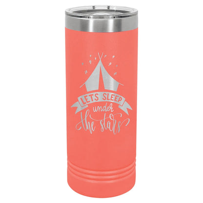 Custom Tumbler - 22 oz. Skinny Vaccuum Insulated - Smalltown Connetchin