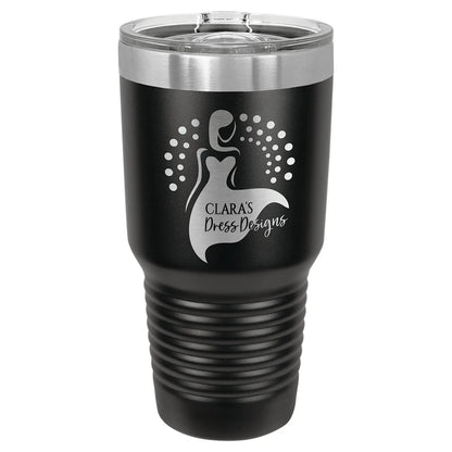 Custom Tumbler - 30 oz. Insulated Ringneck with Slider Lid - Smalltown Connetchin