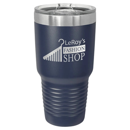 Custom Tumbler - 30 oz. Insulated Ringneck with Slider Lid - Smalltown Connetchin