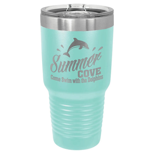Custom Tumbler - 30 oz. Insulated Ringneck with Slider Lid - Smalltown Connetchin