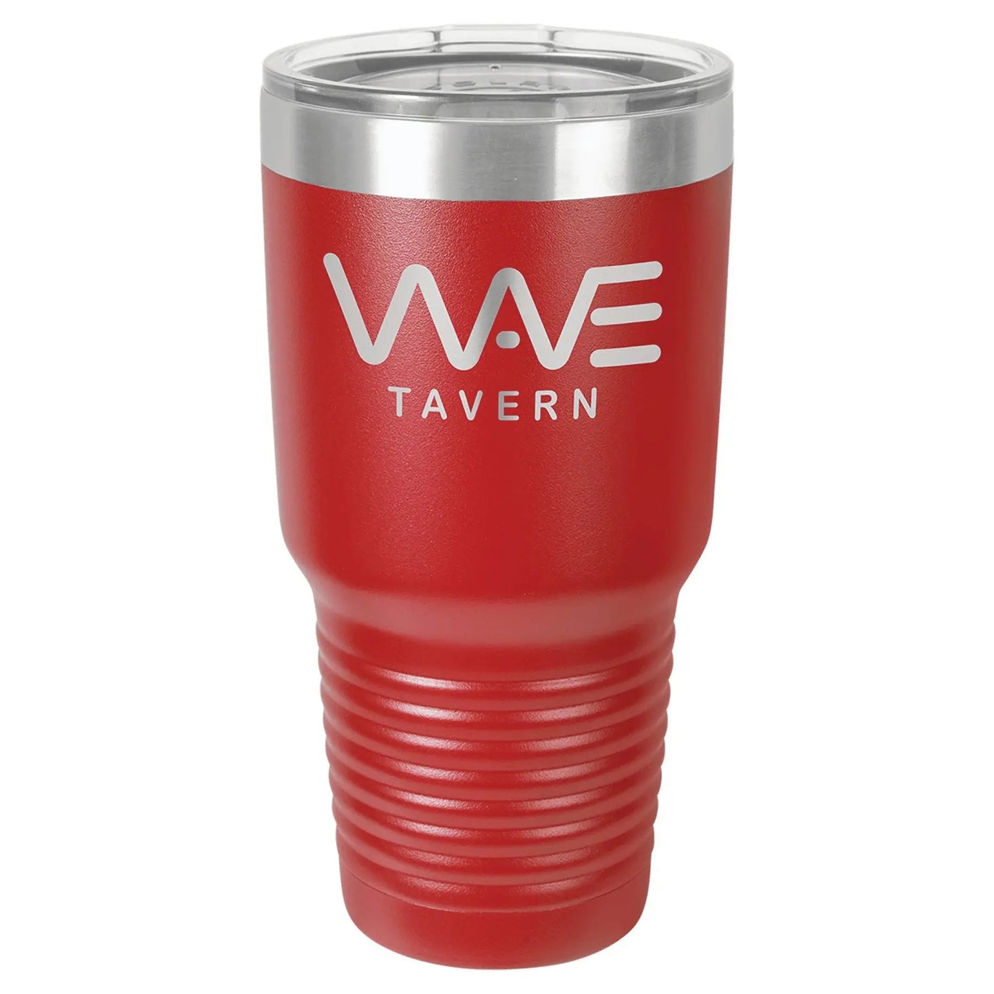 Custom Tumbler - 30 oz. Vacuum Insulated Ringneck with Clear Lid - Smalltown Connetchin