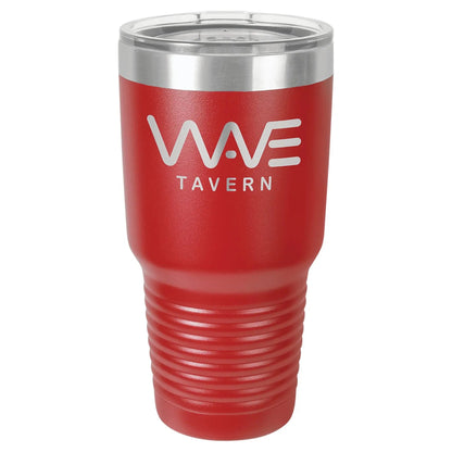 Custom Tumbler - 30 oz. Vacuum Insulated Ringneck with Clear Lid - Smalltown Connetchin