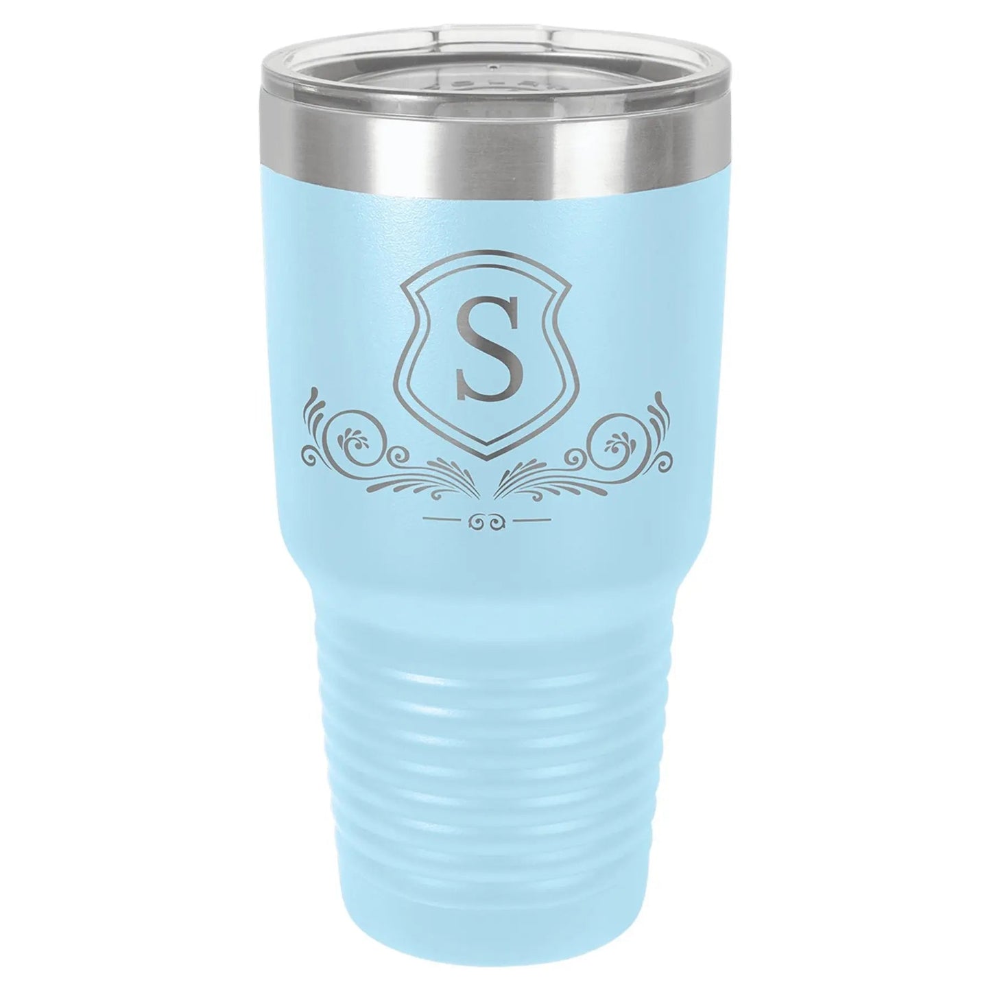 Custom Tumbler - 30 oz. Vacuum Insulated Ringneck with Clear Lid - Smalltown Connetchin