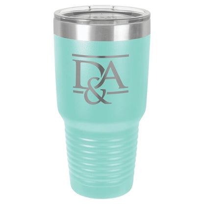 Custom Tumbler - 30 oz. Vacuum Insulated Ringneck with Clear Lid - Smalltown Connetchin