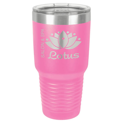 Custom Tumbler - 30 oz. Vacuum Insulated Ringneck with Clear Lid - Smalltown Connetchin