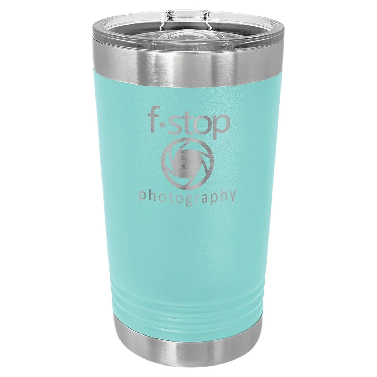 Custom Tumbler - Etched 16 oz. Pint with Slider Lid - Smalltown Connetchin