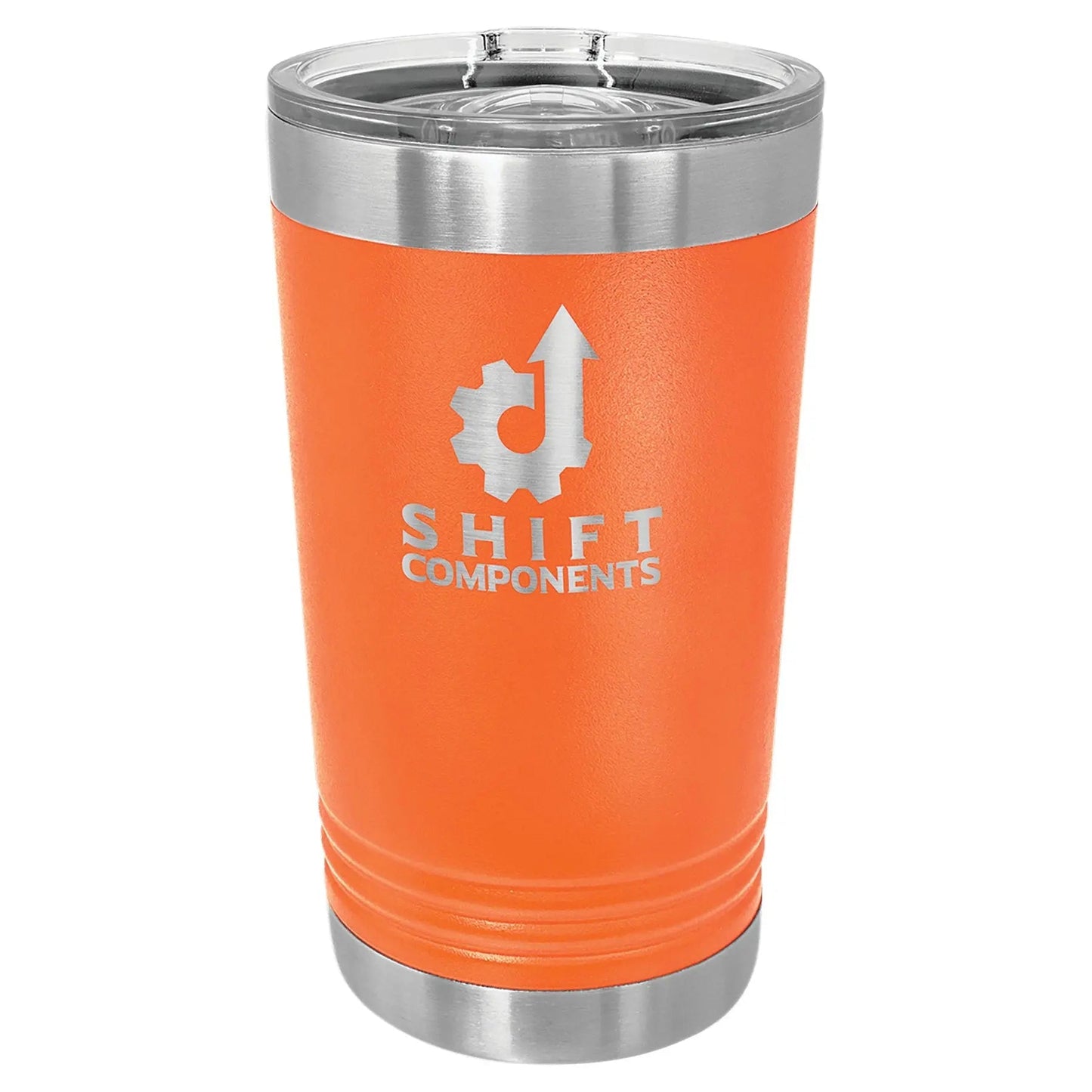 Custom Tumbler - Etched 16 oz. Pint with Slider Lid - Smalltown Connetchin