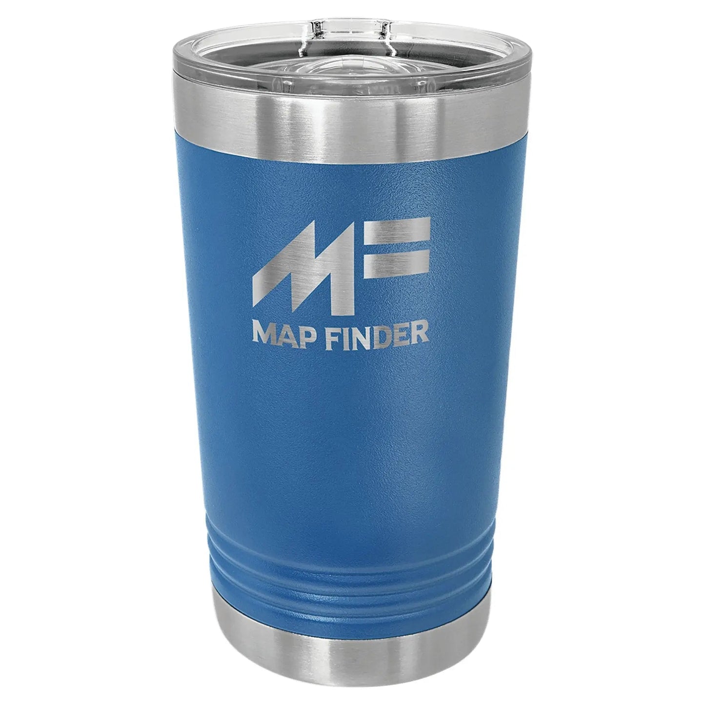 Custom Tumbler - Etched 16 oz. Pint with Slider Lid - Smalltown Connetchin