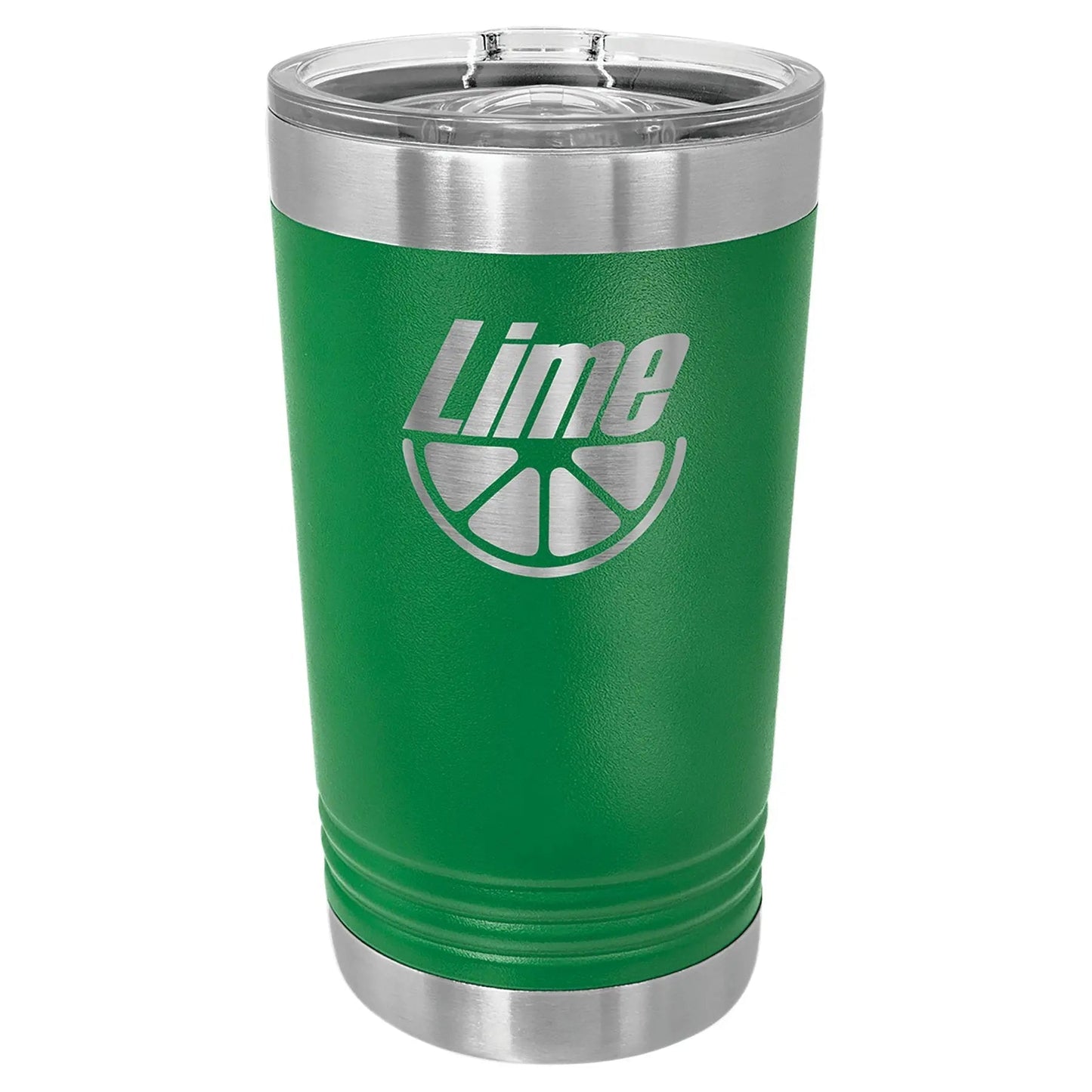 Custom Tumbler - Etched 16 oz. Pint with Slider Lid - Smalltown Connetchin