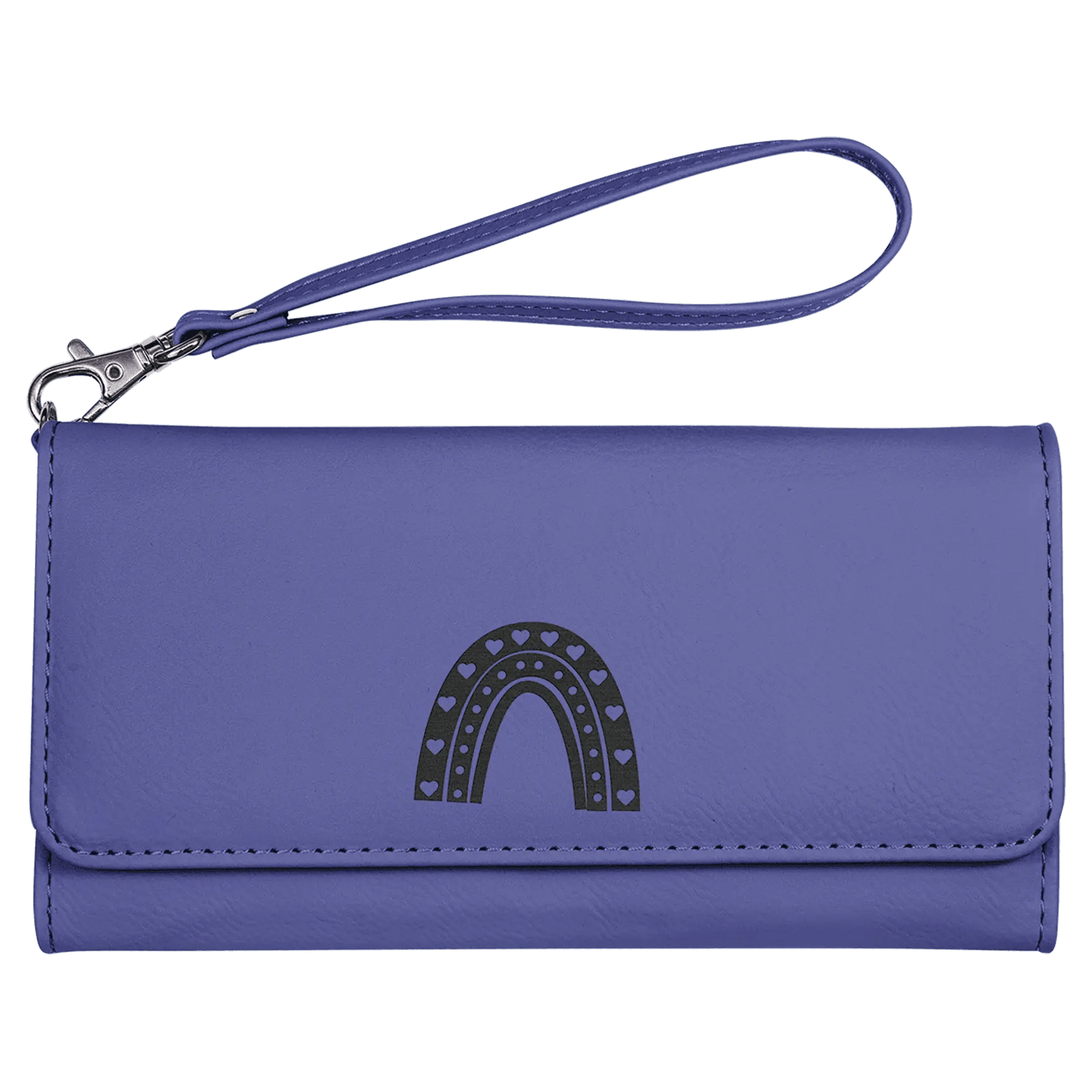 Custom Wallet with Strap - Etched Leatherette - Smalltown Connetchin