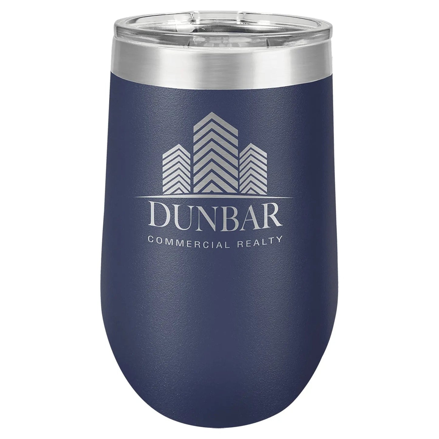 Custom Wine Tumbler - Etched Stemless 16 oz. Vacuum Insulated - Smalltown Connetchin