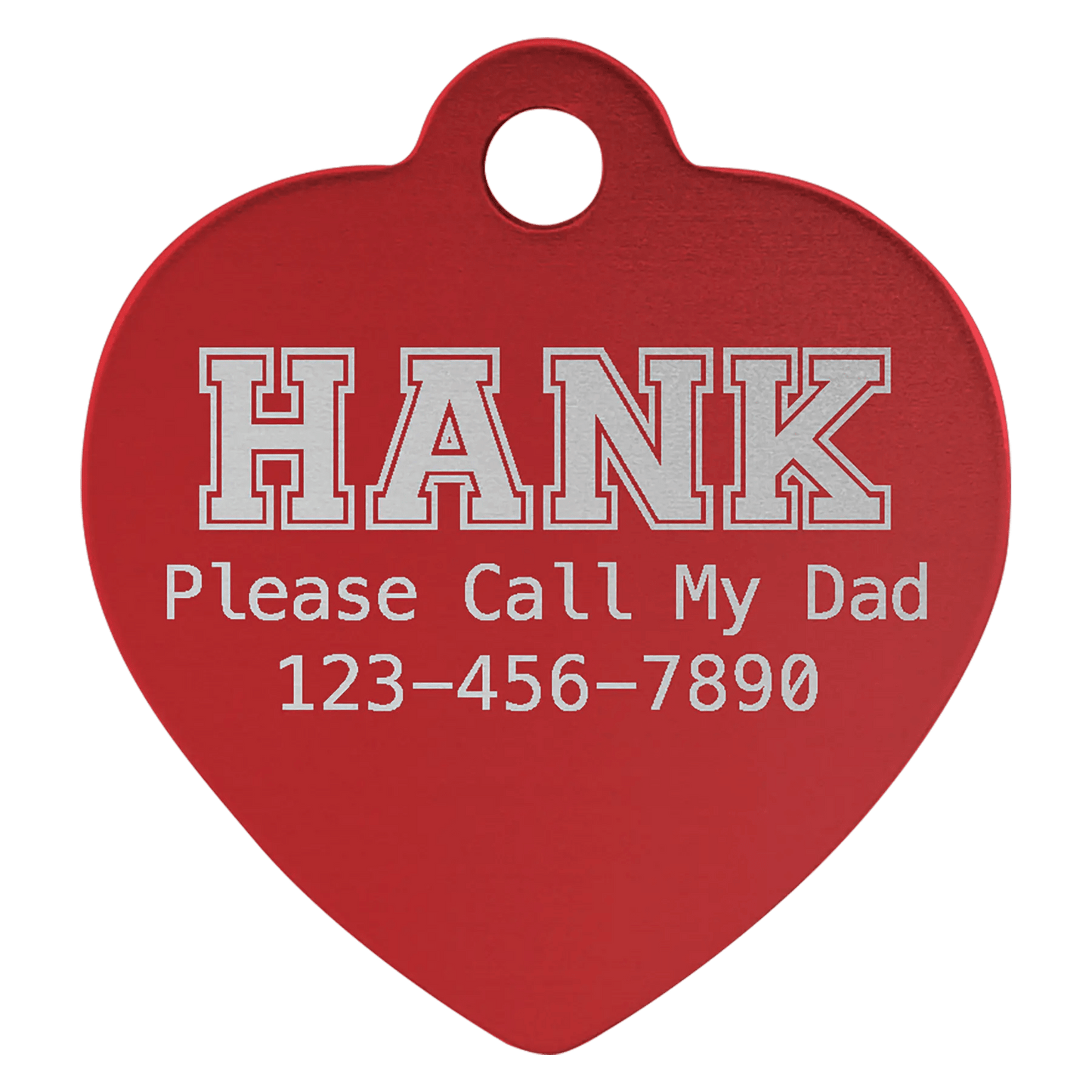 Customized Anodized Aluminum Pet Tag - Smalltown Connetchin